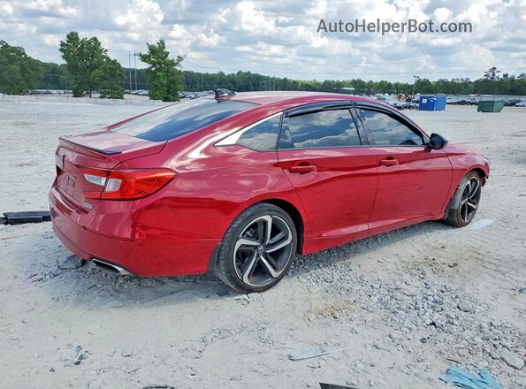 1HGCV1F47MA091395 2021 HONDA ACCORD Red 