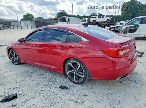 1HGCV1F47MA091395 2021 HONDA ACCORD Red 
