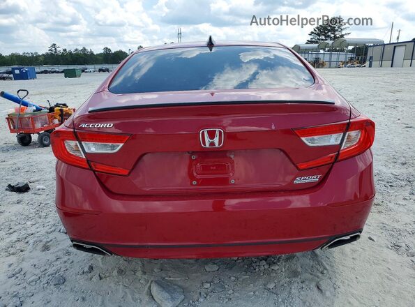 1HGCV1F47MA091395 2021 HONDA ACCORD Red 