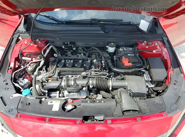 1HGCV1F47MA091395 2021 HONDA ACCORD Red 