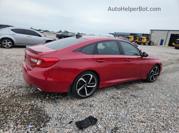 1HGCV1F47MA121687 2021 HONDA ACCORD Красный 