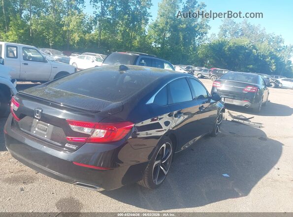 1HGCV1F47NA010168 2022 HONDA ACCORD Black უკანა მარჯვენა