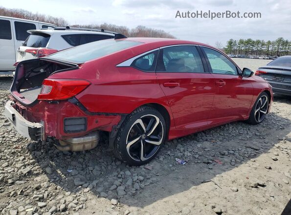 1HGCV1F47NA016195 2022 HONDA ACCORD Red Հետևի աջ