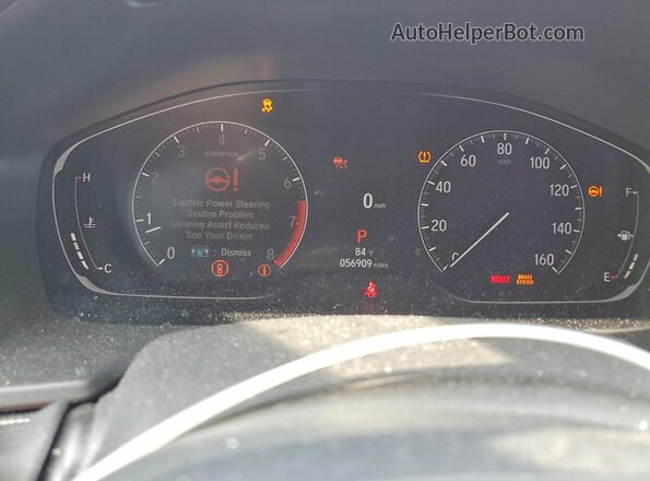 1HGCV1F47NA016195 2022 HONDA ACCORD Red Սարքավորումների վահանակի տեսք