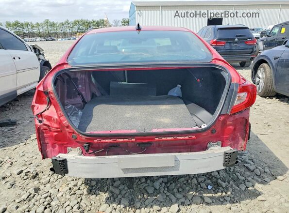 1HGCV1F47NA016195 2022 HONDA ACCORD Red Հետևի տեսք