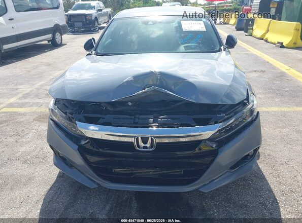 1HGCV1F47NA062142 2022 HONDA ACCORD Gray Դիմացի տեսք