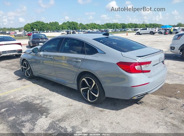 1HGCV1F47NA062142 2022 HONDA ACCORD Gray Հետևի ձախ