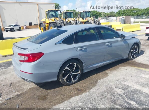 1HGCV1F47NA062142 2022 HONDA ACCORD Gray Հետևի աջ