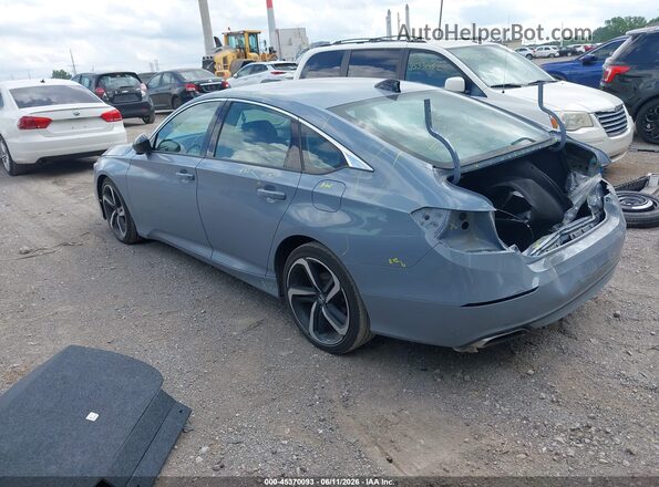 1HGCV1F47NA082844 2022 HONDA ACCORD Blue უკანა მარცხენა