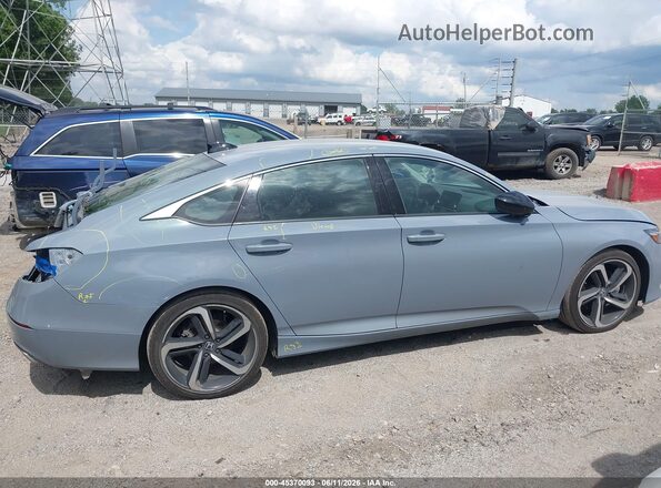 1HGCV1F47NA082844 2022 HONDA ACCORD Blue უკანა სალონის ხედი