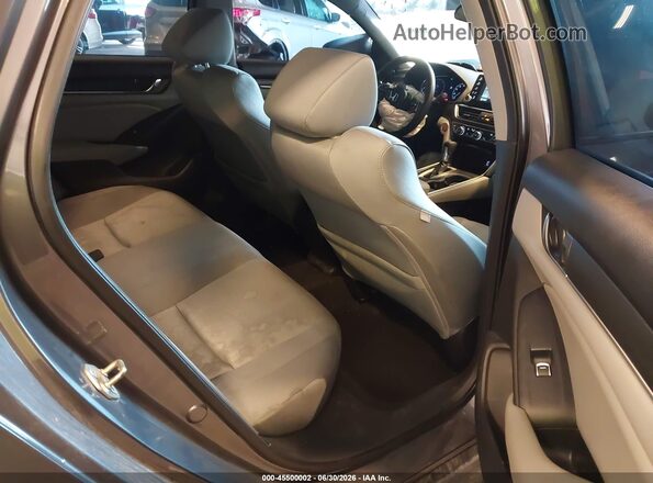 1HGCV1F48KA165985 2019 HONDA ACCORD Gray Вид наклейки з VIN-кодом