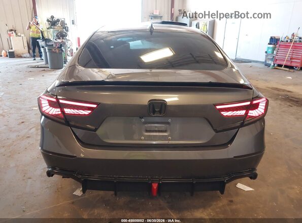 1HGCV1F48KA165985 2019 HONDA ACCORD Gray 