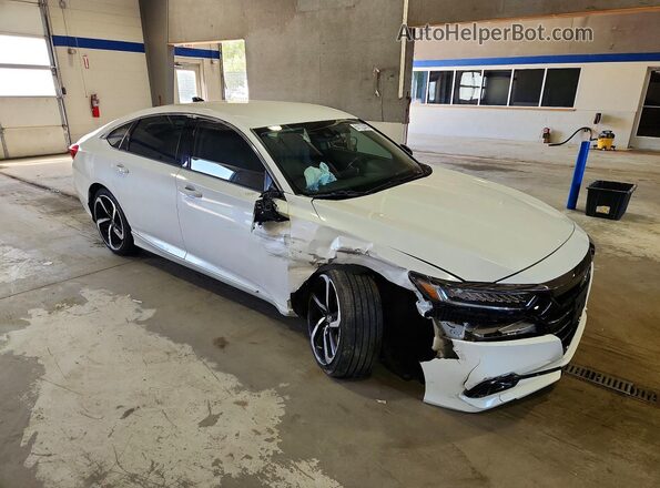 1HGCV1F48MA030668 2021 HONDA ACCORD White Առջևի աջ