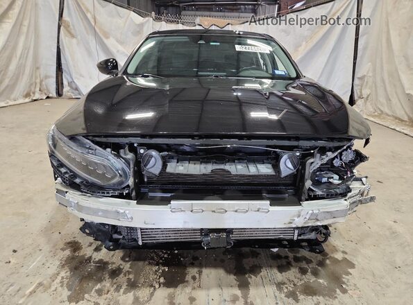 1HGCV1F48MA118975 2021 HONDA ACCORD Black Widok wnętrza 360 stopni