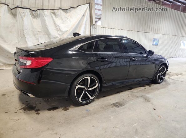 1HGCV1F48MA118975 2021 HONDA ACCORD Black 