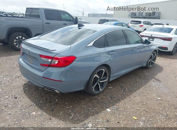 1HGCV1F48NA039453 2022 HONDA ACCORD Blue Задня права чверть