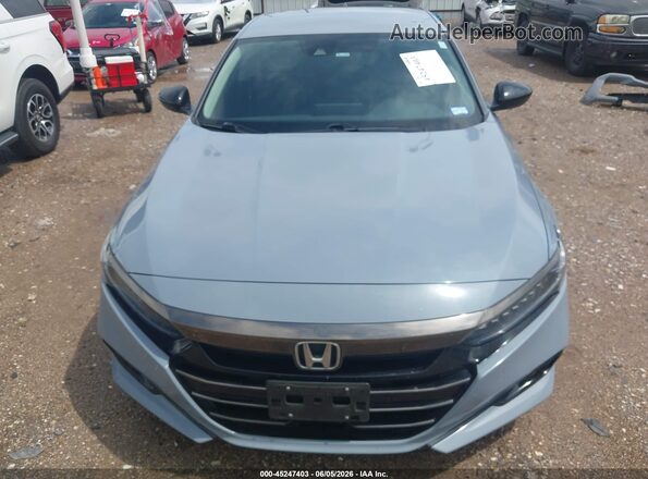 1HGCV1F48NA039453 2022 HONDA ACCORD Blue Вид щитка приладів