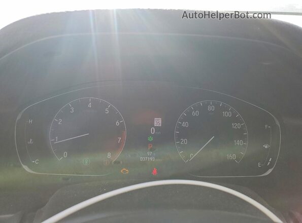 1HGCV1F48NA085686 2022 HONDA ACCORD Silver Вид щитка приладів