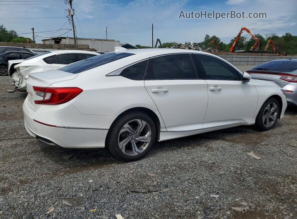1HGCV1F49JA048723 2018 HONDA ACCORD White Задня права чверть