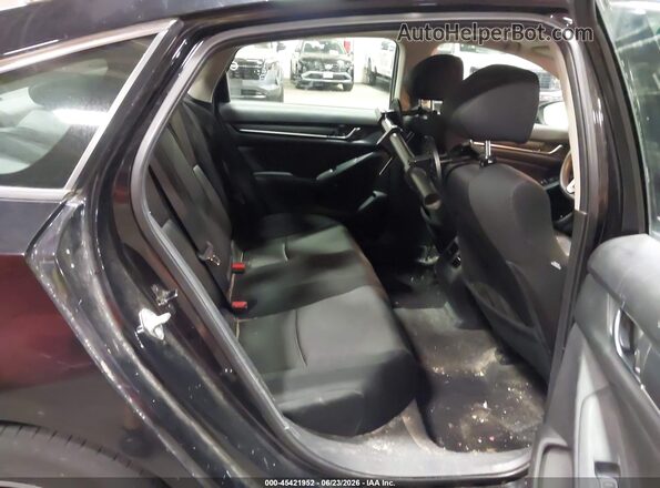 1HGCV1F49JA055557 2018 HONDA ACCORD Black VIN კოდის სტიკერის ხედი