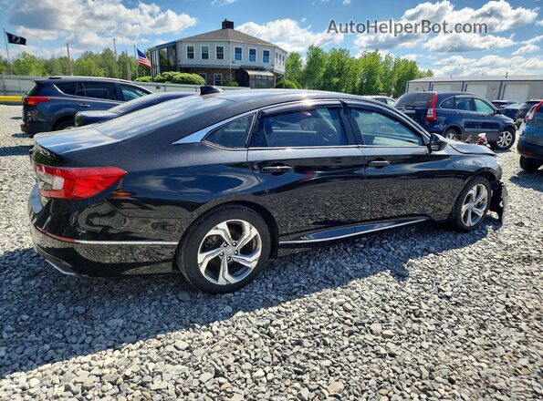 1HGCV1F49JA055591 2018 HONDA ACCORD Black Հետևի աջ
