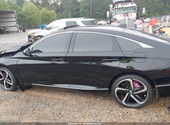 1HGCV1F49JA055607 2018 HONDA ACCORD Черный 
