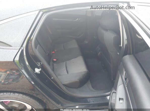 1HGCV1F49JA055607 2018 HONDA ACCORD Черный Вид наклейки с VIN-кодом