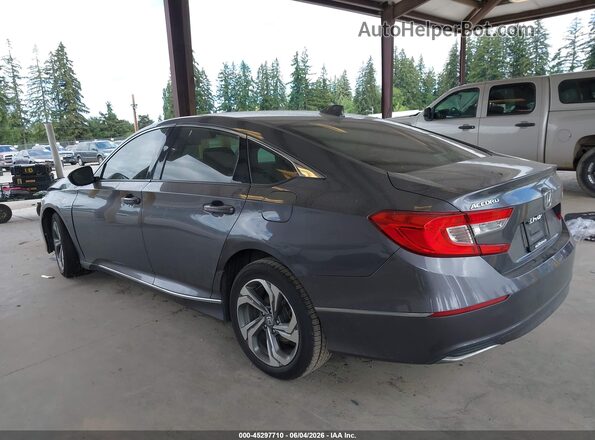 1HGCV1F49JA181725 2018 HONDA ACCORD Gray Tył lewy