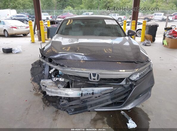 1HGCV1F49JA181725 2018 HONDA ACCORD Gray Widok wnętrza z tyłu