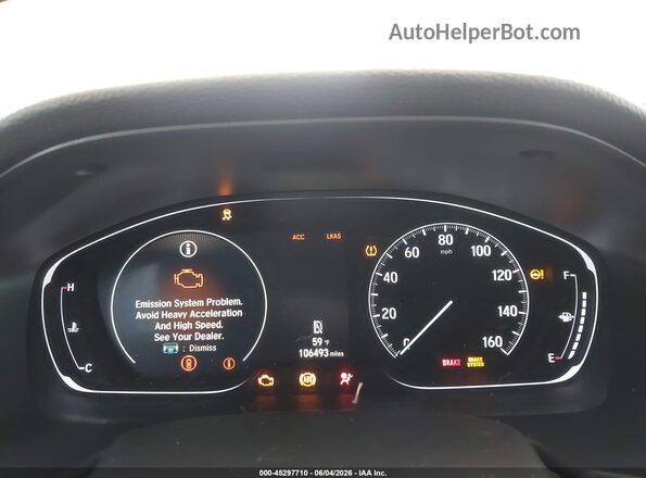 1HGCV1F49JA181725 2018 HONDA ACCORD Gray Widok tylnych siedzeń