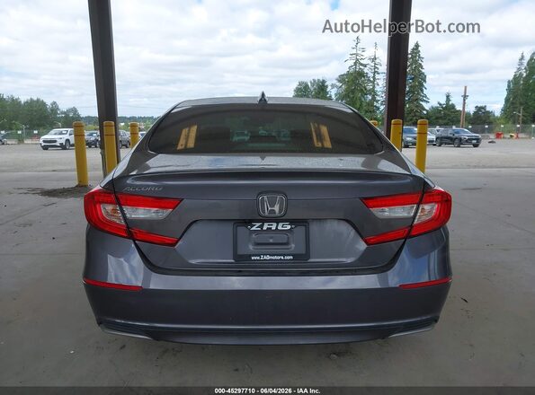 1HGCV1F49JA181725 2018 HONDA ACCORD Gray 