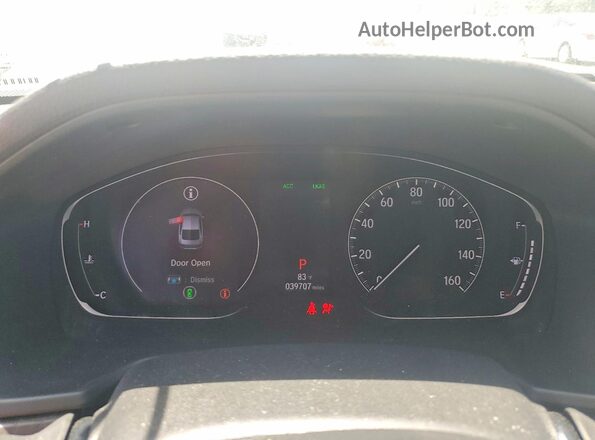 1HGCV1F49JA218448 2018 HONDA ACCORD White Widok zestawu wskaźników