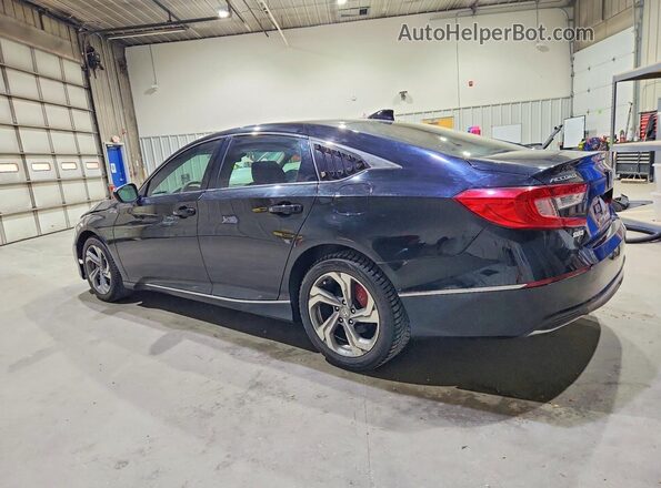 1HGCV1F49KA025735 2019 HONDA ACCORD Black Հետևի ձախ