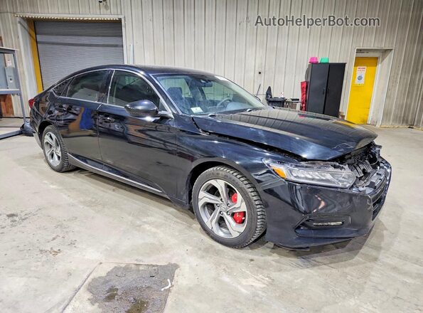 1HGCV1F49KA025735 2019 HONDA ACCORD Black Առջևի աջ