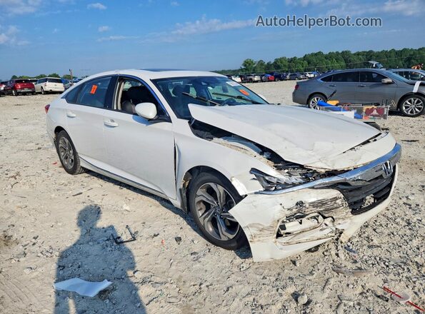 1HGCV1F49KA173819 2019 HONDA ACCORD White Przód prawy