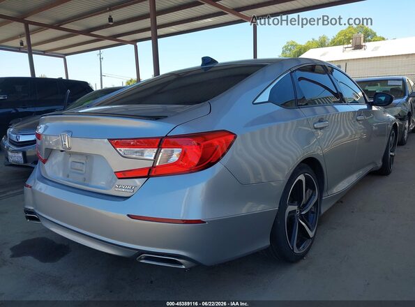 1HGCV1F49MA007044 2021 HONDA ACCORD Silver Trasero derecho