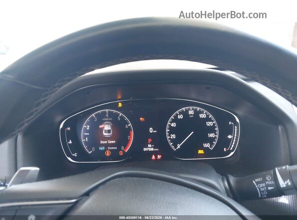 1HGCV1F49MA007044 2021 HONDA ACCORD Silver Vista de los asientos traseros