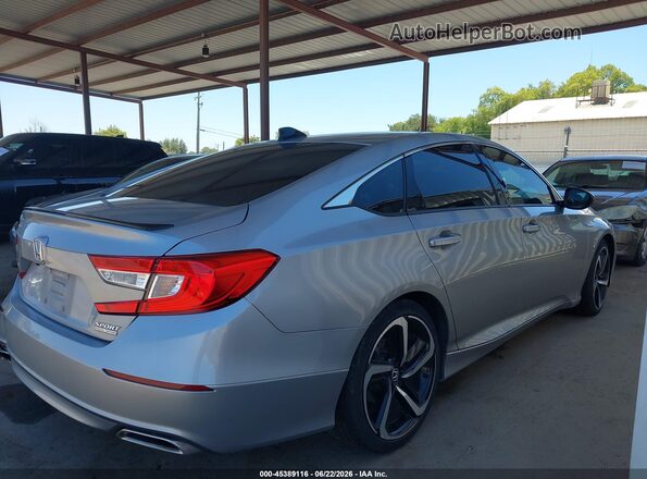 1HGCV1F49MA007044 2021 HONDA ACCORD Silver Vista interior trasera