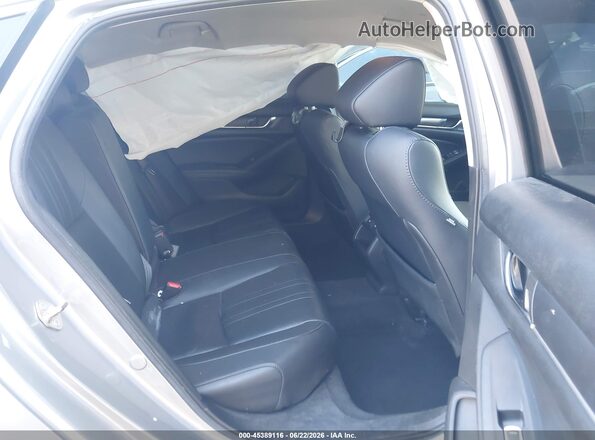 1HGCV1F49MA007044 2021 HONDA ACCORD Silver Vista de la etiqueta del VIN
