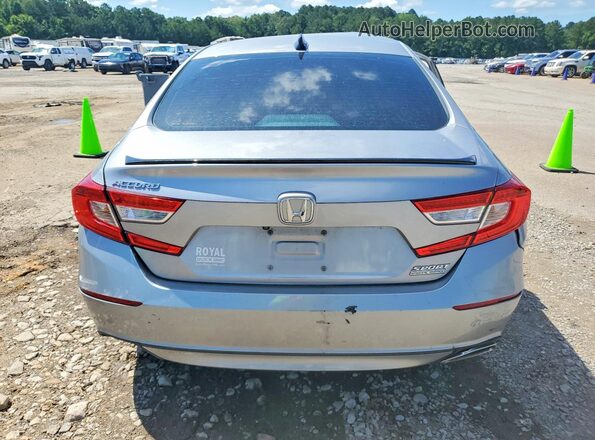 1HGCV1F49MA011353 2021 HONDA ACCORD Silver Rear view