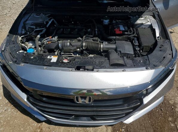 1HGCV1F49MA011353 2021 HONDA ACCORD Silver Rear interior view