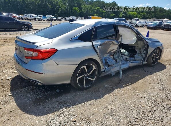 1HGCV1F49MA011353 2021 HONDA ACCORD Silver Rear right