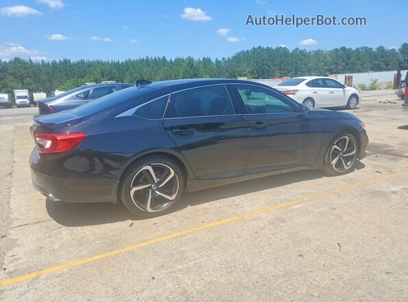 1HGCV1F49MA074095 2021 HONDA ACCORD Black უკანა მარჯვენა