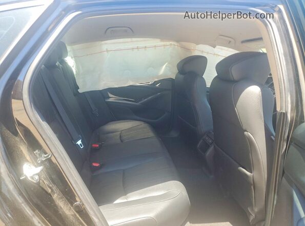 1HGCV1F49MA074095 2021 HONDA ACCORD Black უკანა სავარძლების ხედი