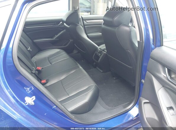 1HGCV1F49NA037341 2022 HONDA ACCORD Синий Вид наклейки с VIN-кодом