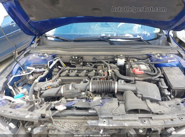 1HGCV1F49NA037341 2022 HONDA ACCORD Синий Вид сзади