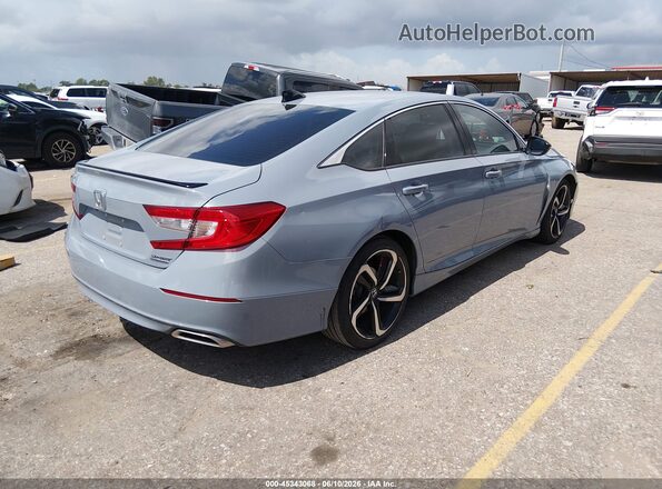 1HGCV1F49NA120008 2022 HONDA ACCORD Silver Հետևի աջ
