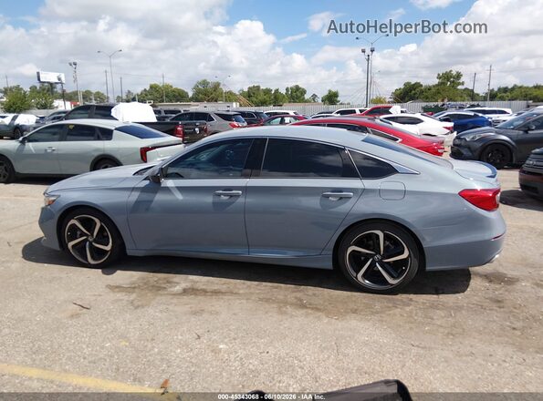 1HGCV1F49NA120008 2022 HONDA ACCORD Silver Սալոնի 360 աստիճան տեսք