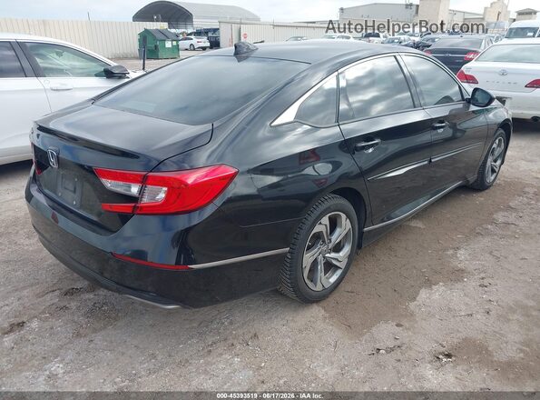 1HGCV1F4XJA250373 2018 HONDA ACCORD Black უკანა მარჯვენა