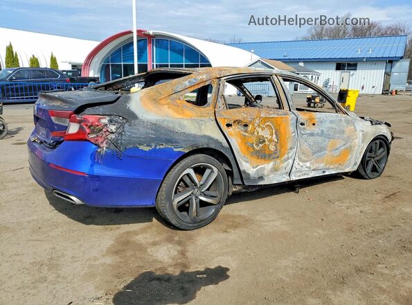 1HGCV1F4XMA011426 2021 HONDA ACCORD Синий Задняя правая четверть